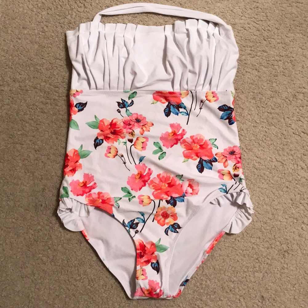 Floral One Piece Swimsuit